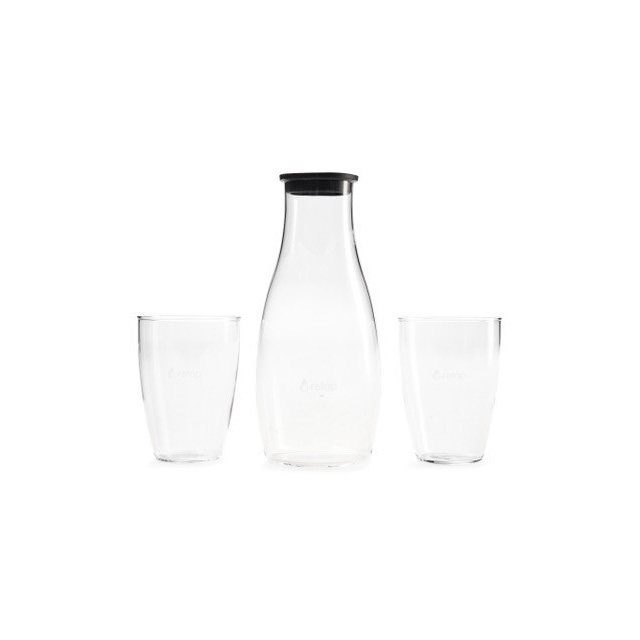 Carafe and 2 Water Glasses Gift Set